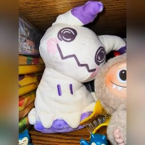 Pokemon Mimikyu Plush Toy with Purple and White Accents